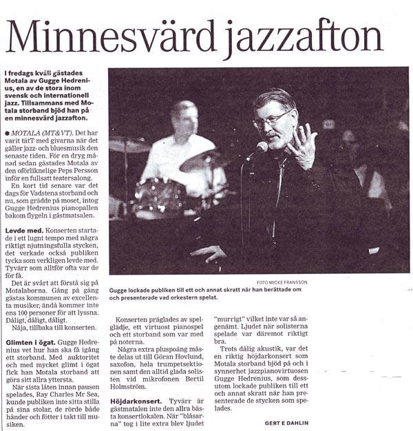 Motala Storband – Konsert med Gugge (1999)